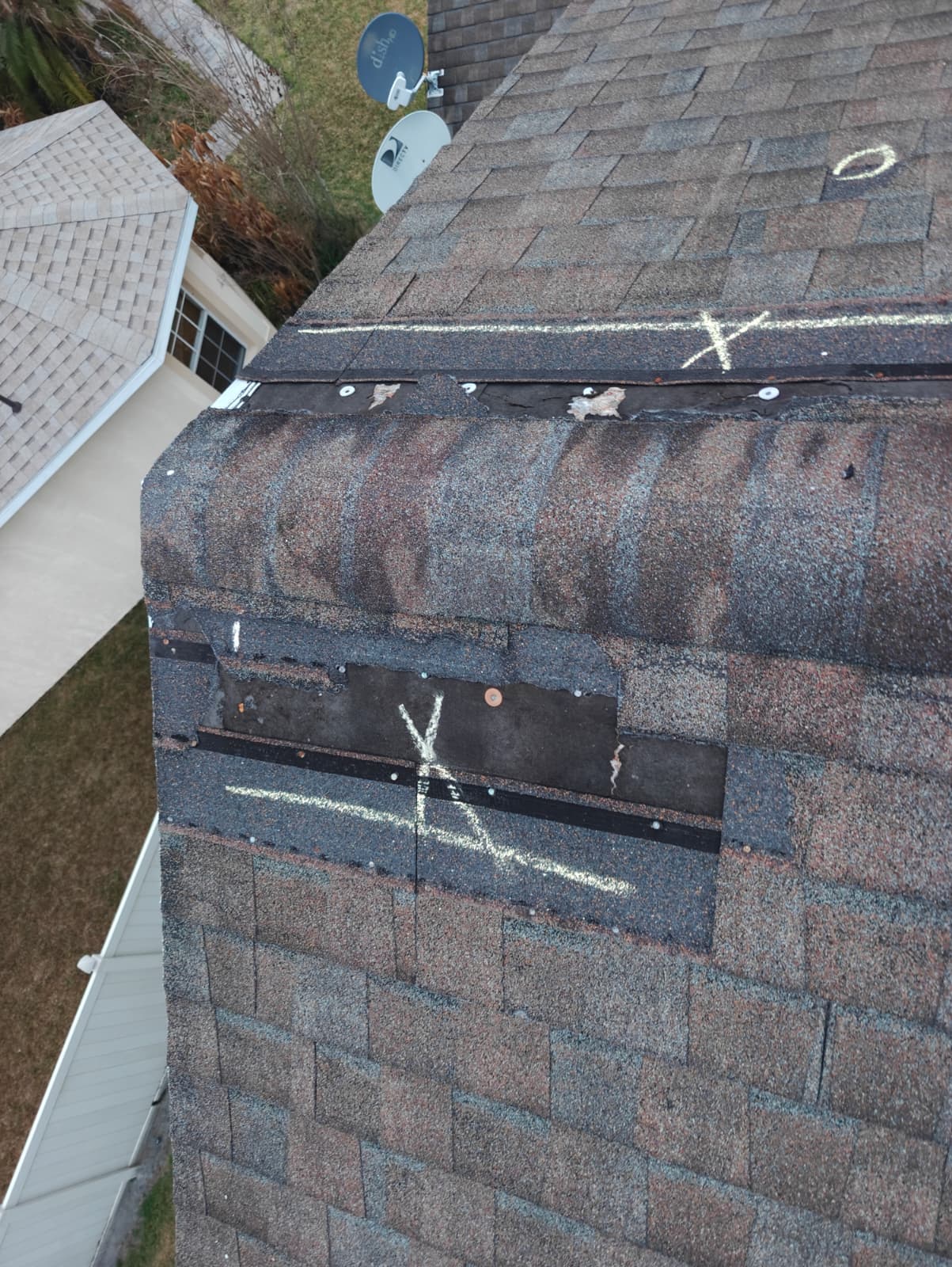 Coastal Blue Two-Story before and after before