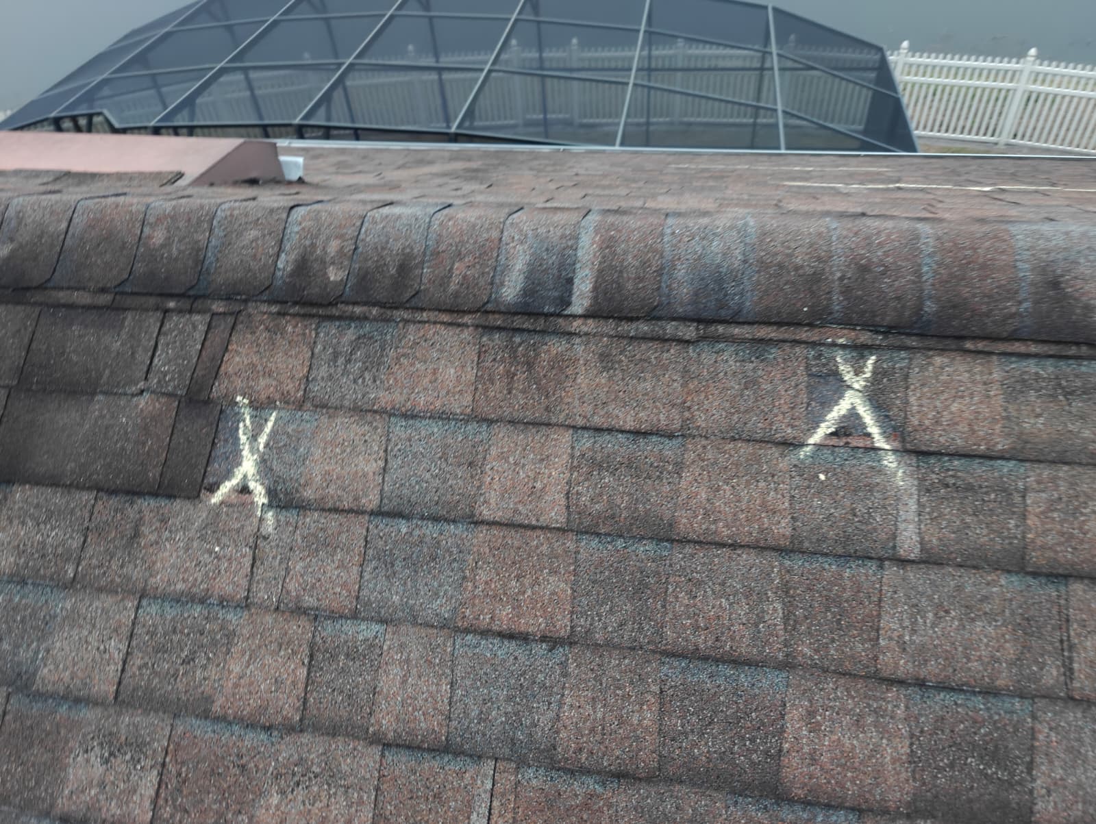 Charcoal Architectural Hip Roof before and after before